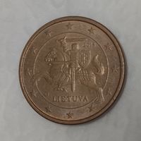 Литва. 1 евроцент 2015