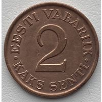 Эстония 2 цента (сенти) 1934 г.