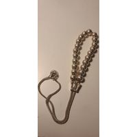 Четки СЕРЕБРО 925. Исламские, редкая разновидность с двухглавым орлом