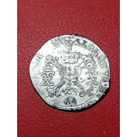 1/4 талера,(патагона),1598-1621г.,Испанские Нидерланды,Альберт и Изабелла