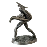 Статуэтка Девушка Ассасин Оловянный сплав