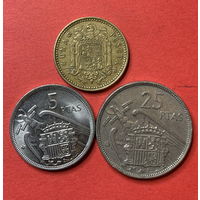 Испания 3 монеты