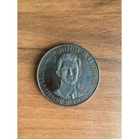 Настольная медаль Олимпийский конгресс Испании 1991