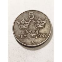 Швеция 5 оре 1949