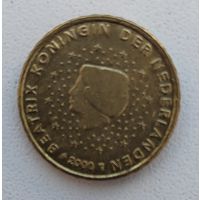 Нидерланды 10 евроцентов, 2000_KM# 237