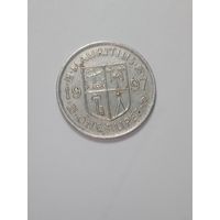 Маврикий 1 рупия 1997 года .