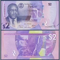 Белиз, 2 доллара 2025 г., P-W73 (FA, политик Филип Голдсон), UNC