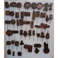 Значки иностранные ТЯЖЕЛЫЕ.50 штук