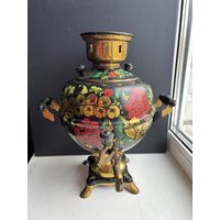 Самовар электрический СССР расписной