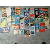 Карты буклеты СССР ЧССР 1980-2005