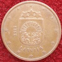 445:   5 евроцентов 2014 Латвия