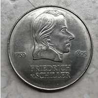 20 марок ГДР Фридрих Шиллер 1972 г.