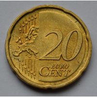 Германия, 20 евроцентов 2010 г. F