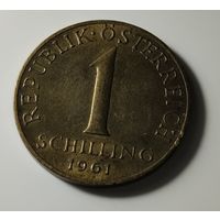 Австрия. 1 шиллинг 1961