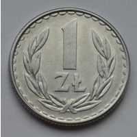 Польша, 1 злотый 1986 г.