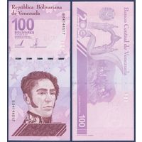 Венесуэла, 100 боливаров 2021 г, P-W119 (B, Симон Боливар, битва при Карабобо), UNC