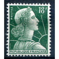 Франция - 1958г. - Марианна. Стандартный выпуск - 1 марка - полная серия, MH [Mi 1208]. #2-Fr-47-A-2
