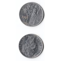 100 лир Италия 1981 года