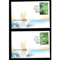 Беларусь 2010 год Конверты первого дня Рогатый дедка. WWF