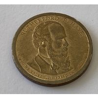 1 доллар, 19-й президент США Ратерфорд Хейз