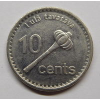Фиджи 10 центов 2012 г