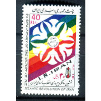 Иран  - 1985г. - 6 лет Исламской Революции - 1 марка - полная серия, MNH [Mi 2095]. #O-Se-Z-1-10