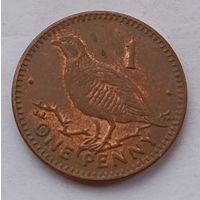 Гибралтар 1 пенни 2000 год, VF