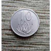 Werty71 ЮАР 10 центов 1971