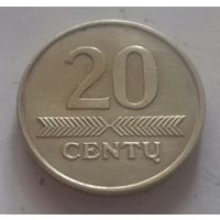 20 центов, Литва 2008 г.