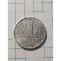 1 Пфенниги ГДР 1985 год