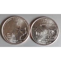 Квотер (25 центов) 2004 Aйова D. Техас D. Cостояние!