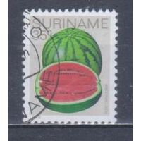[1113] Суринам 1978. Флора.Плоды.Арбуз. Концовка серии.Гашеная марка.
