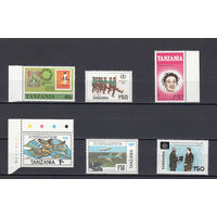 Танзания. 1984-1986. Подборка из 6 марок.