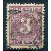 Нидерландская Индия - 1883/99г. - 3 с - 1 марка - гашёная [Mi 20]. #3-WB-79-A-1