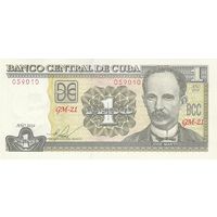 Куба 1 песо образца 2016 года UNC p128g серия gm26