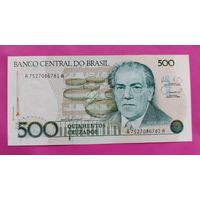 Бразилия. 500 крузадо. UNC.