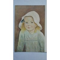 Дети. Маковски. Девочка в белой шапке. Издание Польши