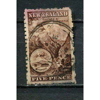 Новая Зеландия - 1902/1907 - Ущелье Отира 5Р - [Mi.106A] - 1 марка. Гашеная.  (LOT Gu29)-T3P53