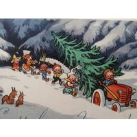Семенов 1958 г. С новым годом. Подписана