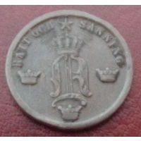 Швеция. 1\2 эре 1857