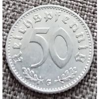 50 рейхспфеннигов 1943 G