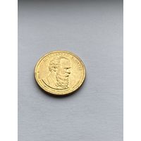 1 доллар, 19-й президент США Ратерфорд Хейз