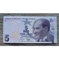 Werty71 Турция 5 турецких лир 2009 (2022)  UNC банкнота  Мустафа Ататюрк  Айдын Сайылы