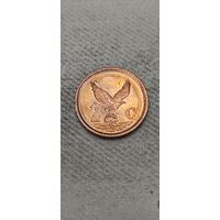 Африка 2 цент 1998