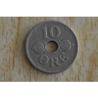 Дания 10 эре 1935 с 1 руб