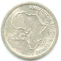 Токен Конго 100 франков.