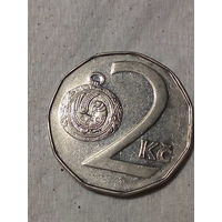 2 крона Чехия 1994 год