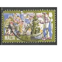 Мальта. История промышленности. Чеканка монет. 1981г. Mi#639.