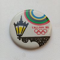 Значок СССР Олимпиада 1980 Таллинн Tallinn
