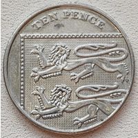 Великобритания 10 пенсов 2014